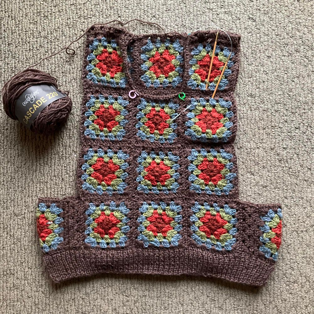 Granny square vest
