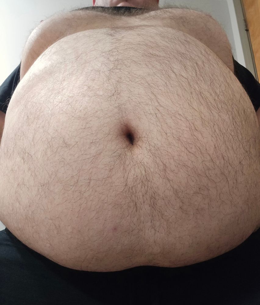 Photo of my belly from below