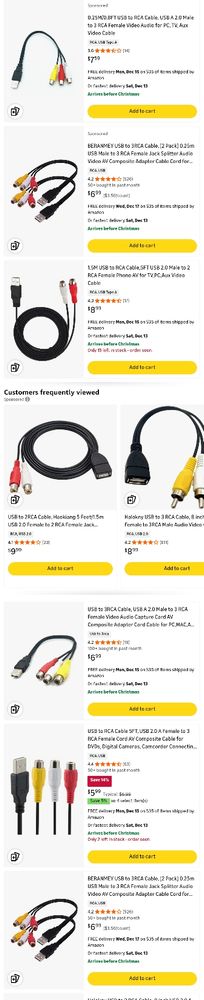 Six Amazon listings for nearly this exact same product (one is only the audio jacks).