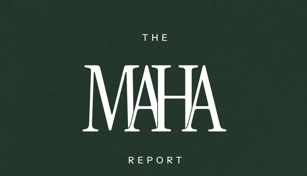cover page for the MAHA Report