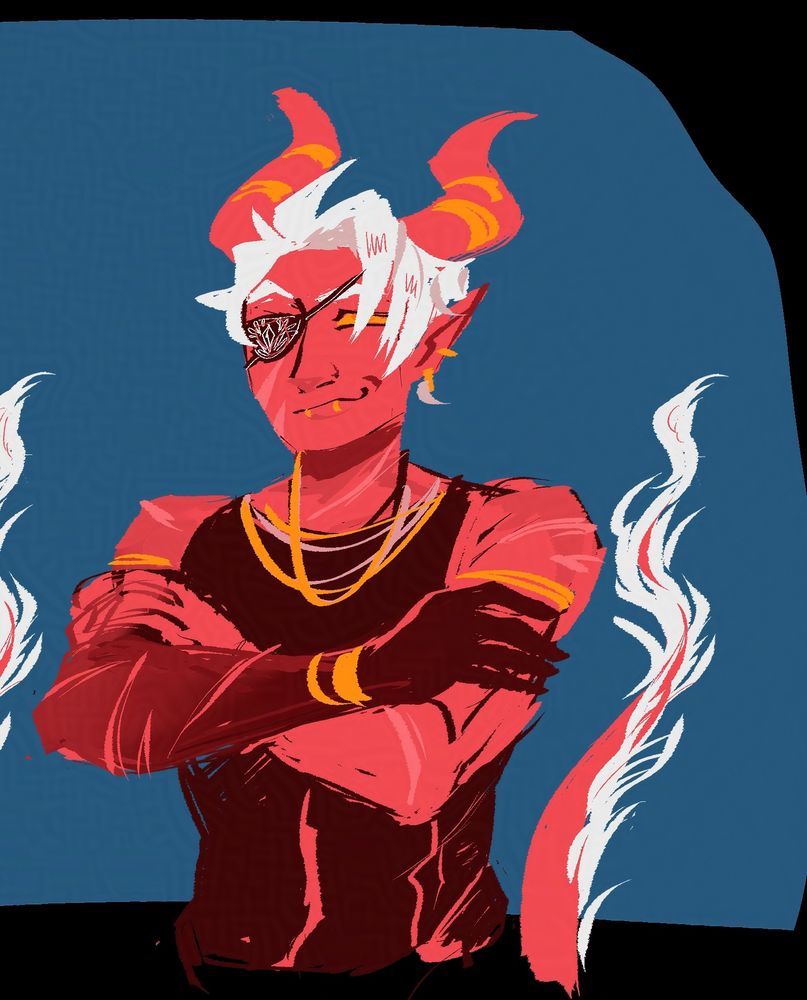 Old sketch of Cass without his armor and covered in scars. Right arm is supposed to be burned but simplified for the sake of the sketch. 