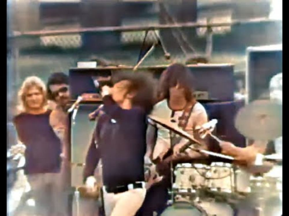 MC5 - Kick Out The Jams - Live Tartar Field, 1970 - with M*thf*ker restored ( colorised) .
