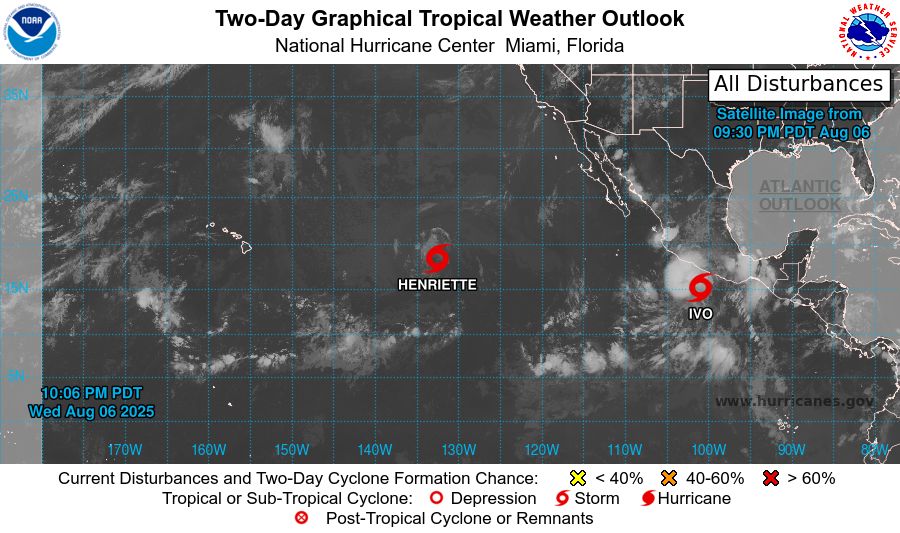 Eastern North Pacific 2-Day Graphical Outlook Image