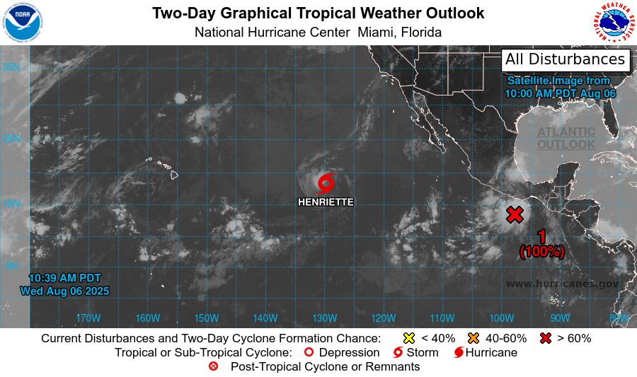 Eastern North Pacific 2-Day Graphical Outlook Image