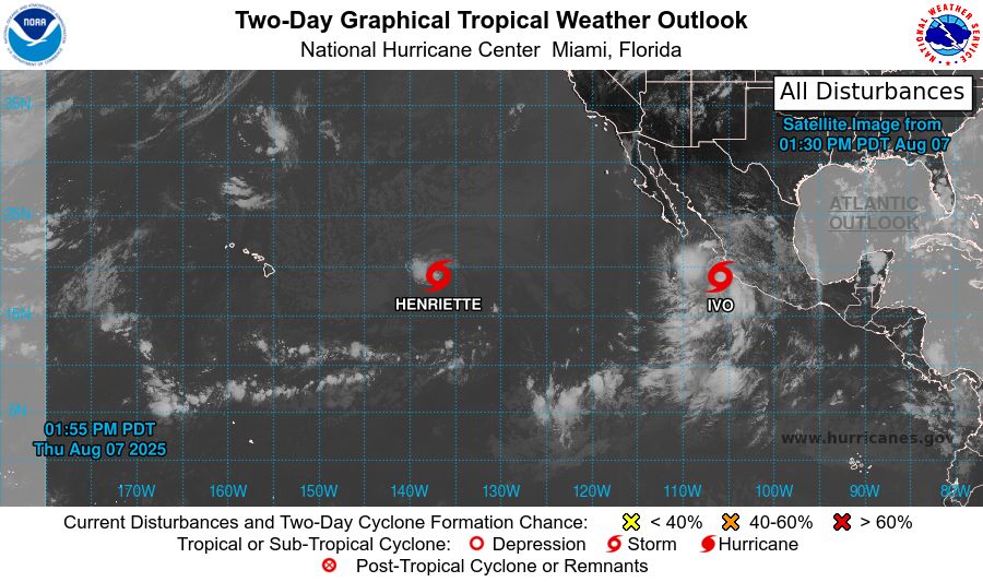 Eastern North Pacific 2-Day Graphical Outlook Image