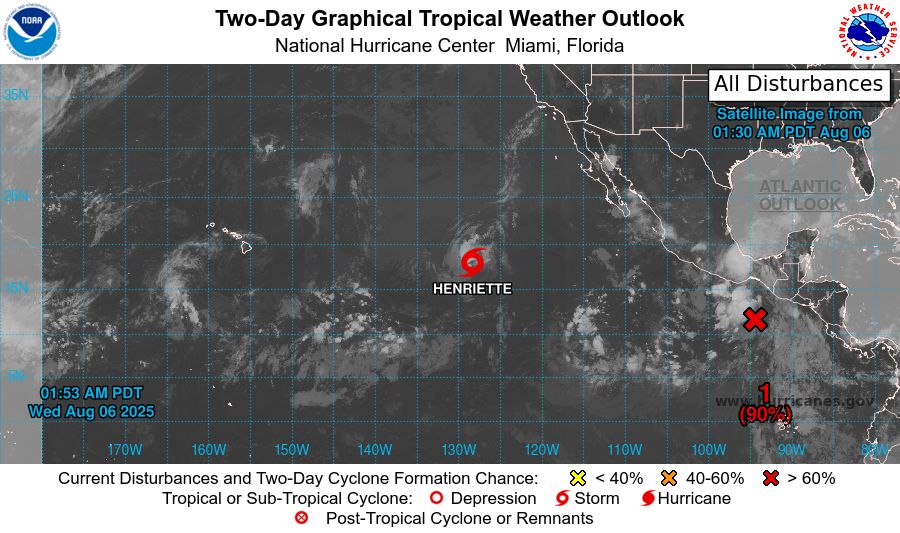 Eastern North Pacific 2-Day Graphical Outlook Image