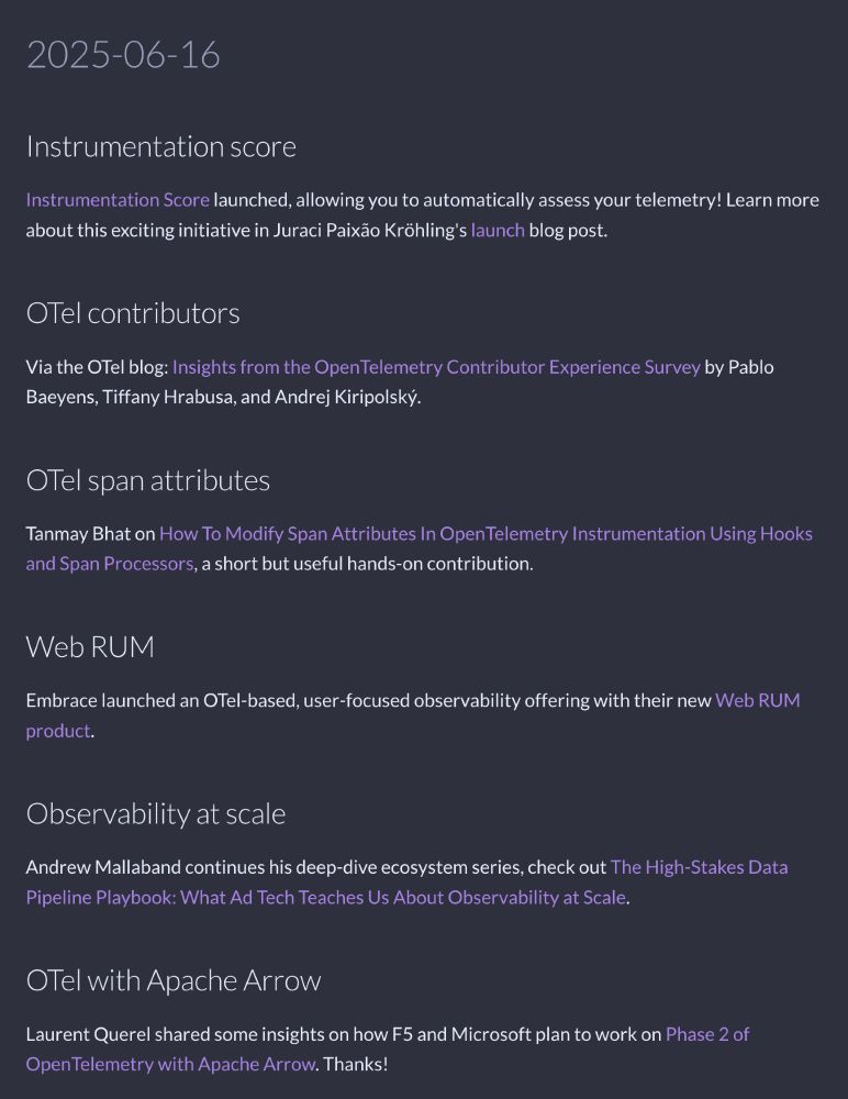 newsletter screen shot