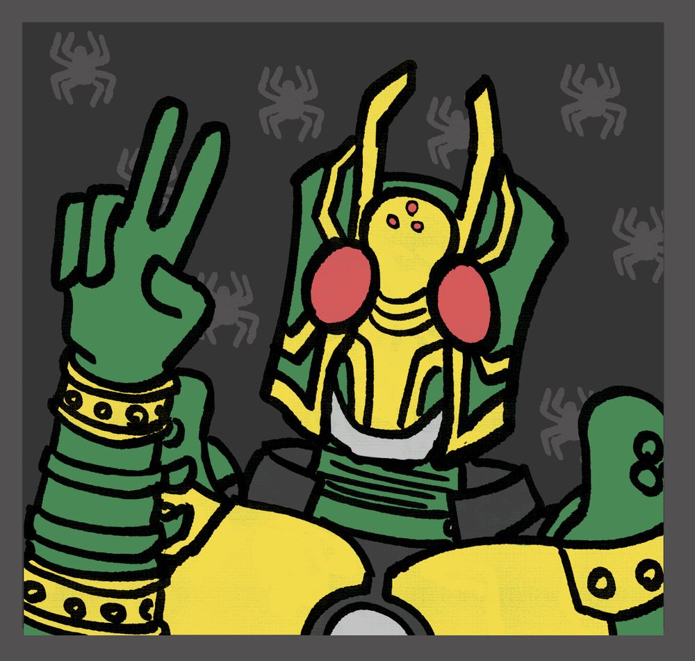 leangle throwing up a peace sign