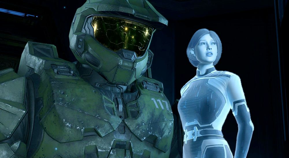 Master Chief and Cortana from Halo: Infinite