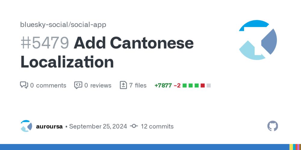 Add Cantonese Localization by auroursa · Pull Request #5479 · bluesky-social/social-app