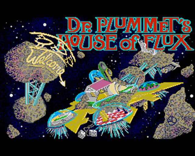 Dr Plummet's House of Flux title screen
