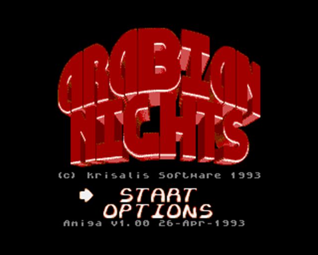 Arabian Nights title screen