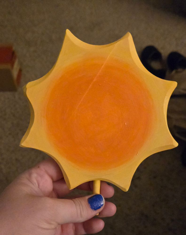 A sun decoration 