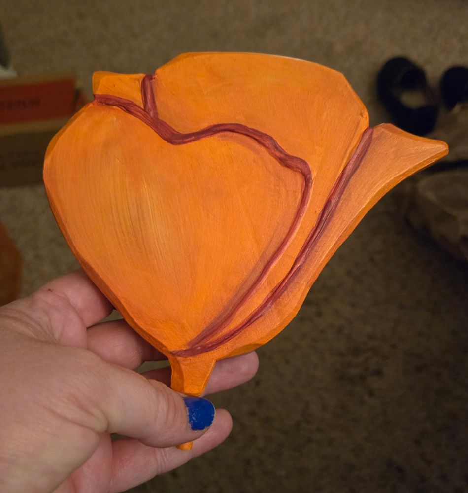A california Poppy decoration 