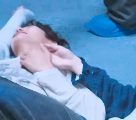 jooheon trying to hold minhyuk's hand after pinching his nipple. this is a real thing that happened 