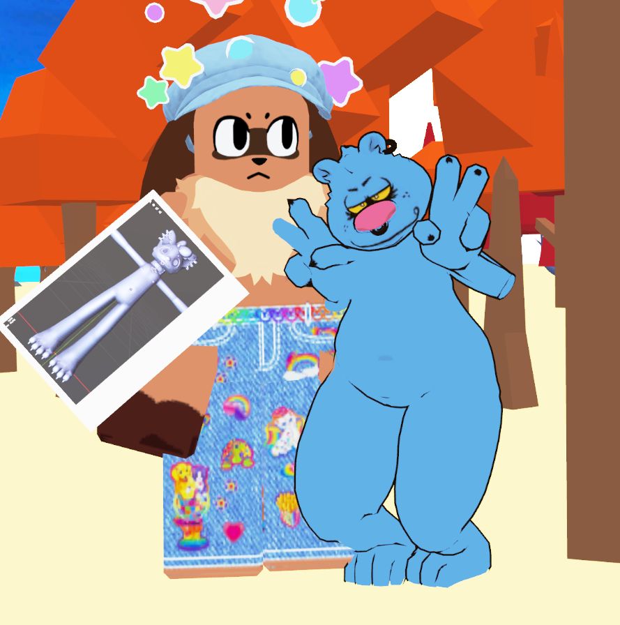 Me and tequt (left) in vrchat