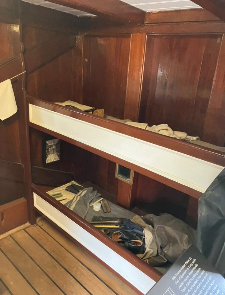 Some berths in a cabin