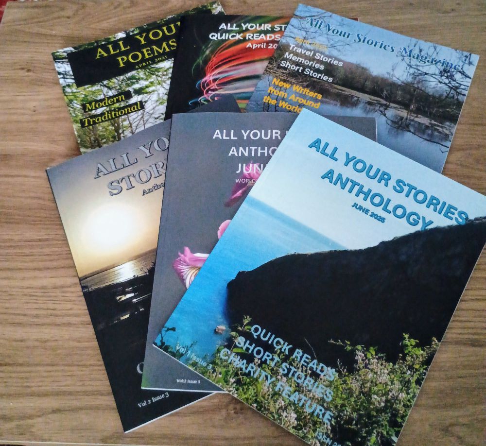 Buy now here. www.allyourstoriesandpoems.com