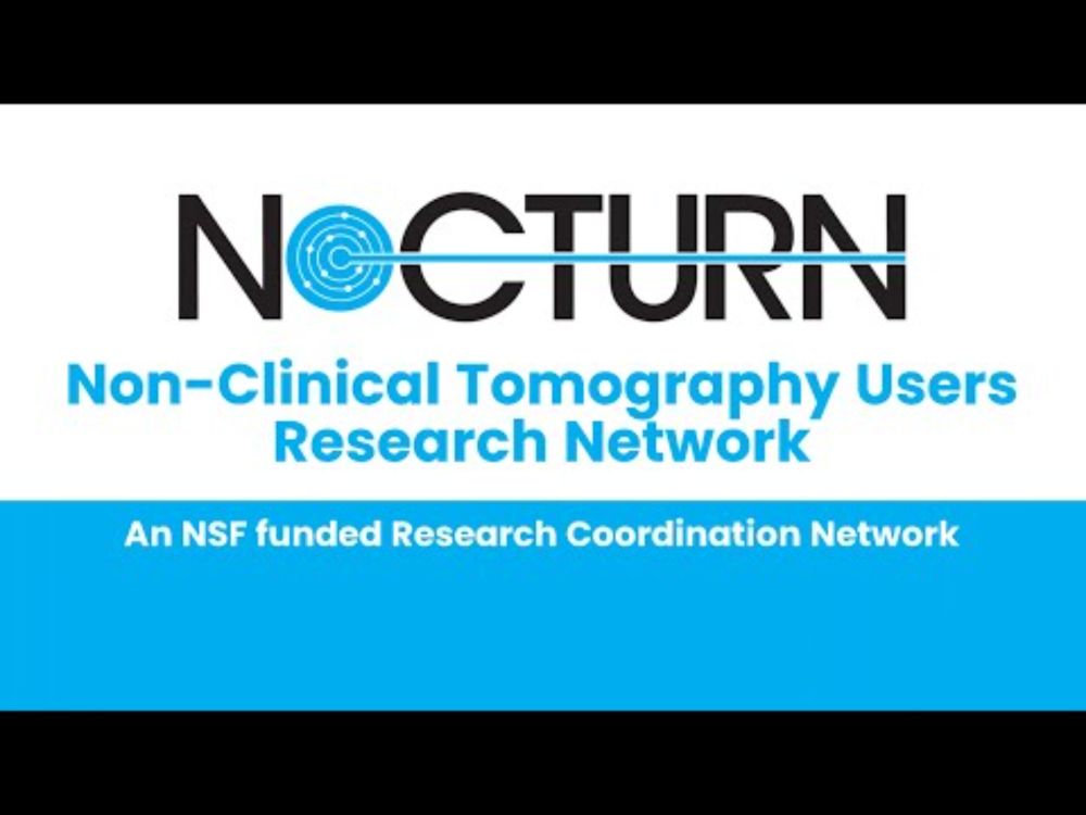 What is NoCTURN? (Non-Clinical Tomography Users Research Network)