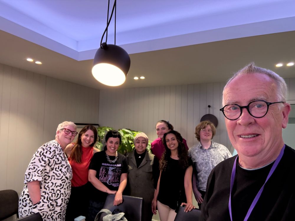 Group short of trainers and participants at the Community Journalism Project  course, June 2025