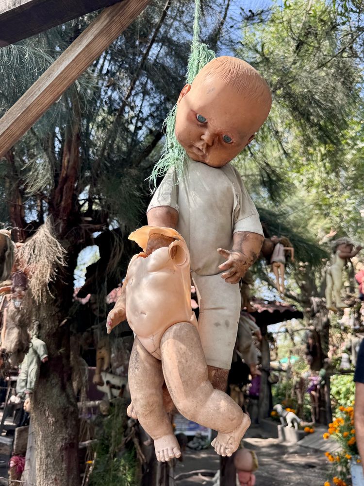 Haunted hanging doll