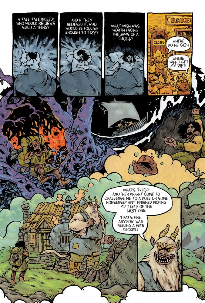 Gouache and Ink comic for Jim Henson Storyteller, published by Boom! Studios