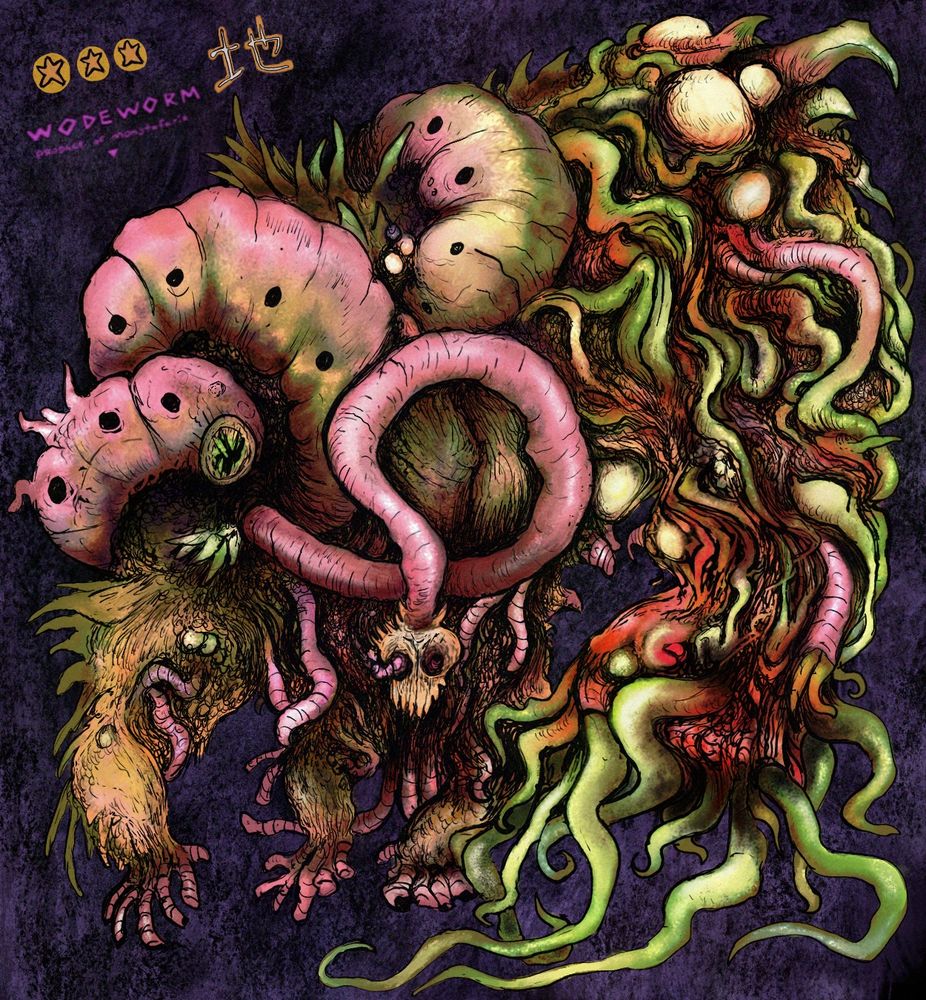 Hulking mass of infested rot and hide, writhing trendless burst and churn into some hideous beast, swamp fettered beast 
