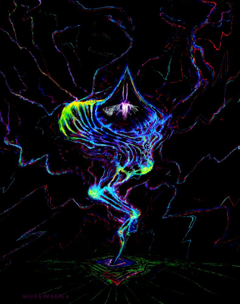 Eyes closed and a Fleeting transformation occurs, of things that have occurred being transformed, into something you can not understand.