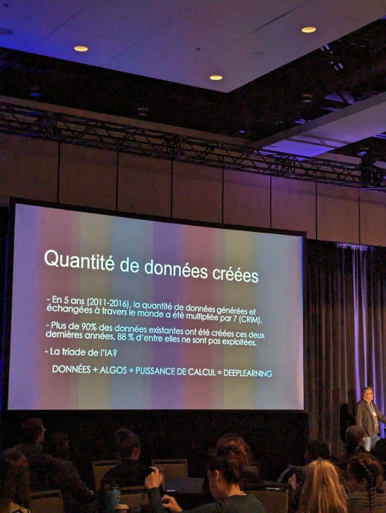 Data is one leg of the AI triad. The quantity of data is growing exponentially. 90% of existing data has been created in the past 2 years. 88% of this are not used