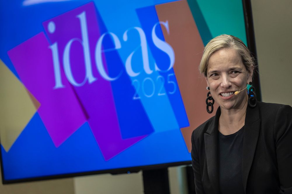 Sasha O'Connell speaking at Aspen Ideas.