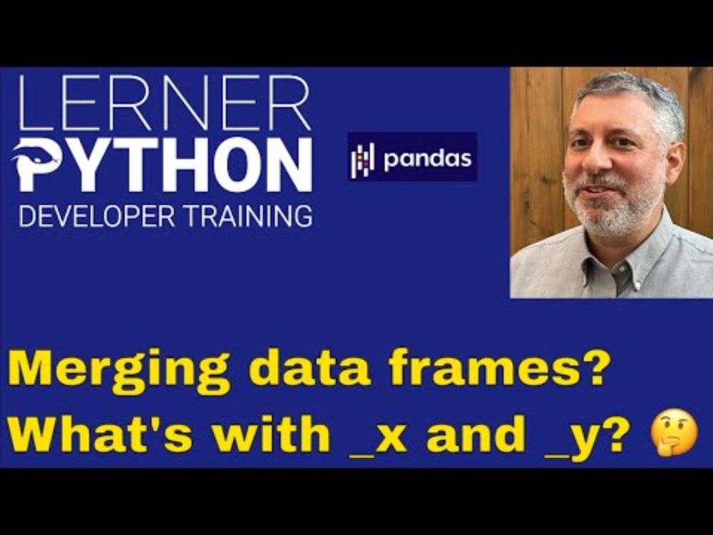 Merging in Pandas? Here's why you’re getting _x and _y