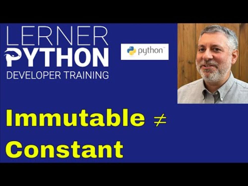 Python immutable vs. constants — how are they different?