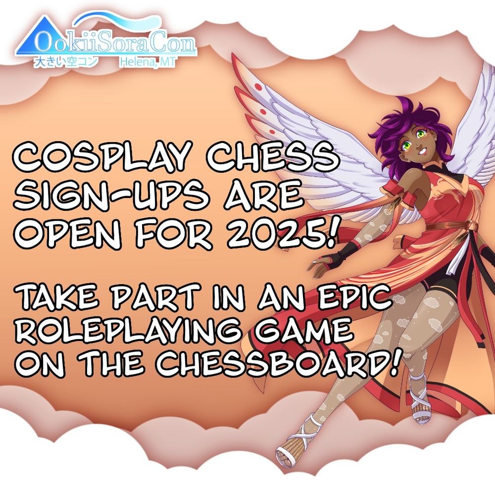Cosplay chess sign-ups are open for 2025! Take part in an epic roleplaying game on the chessboard!