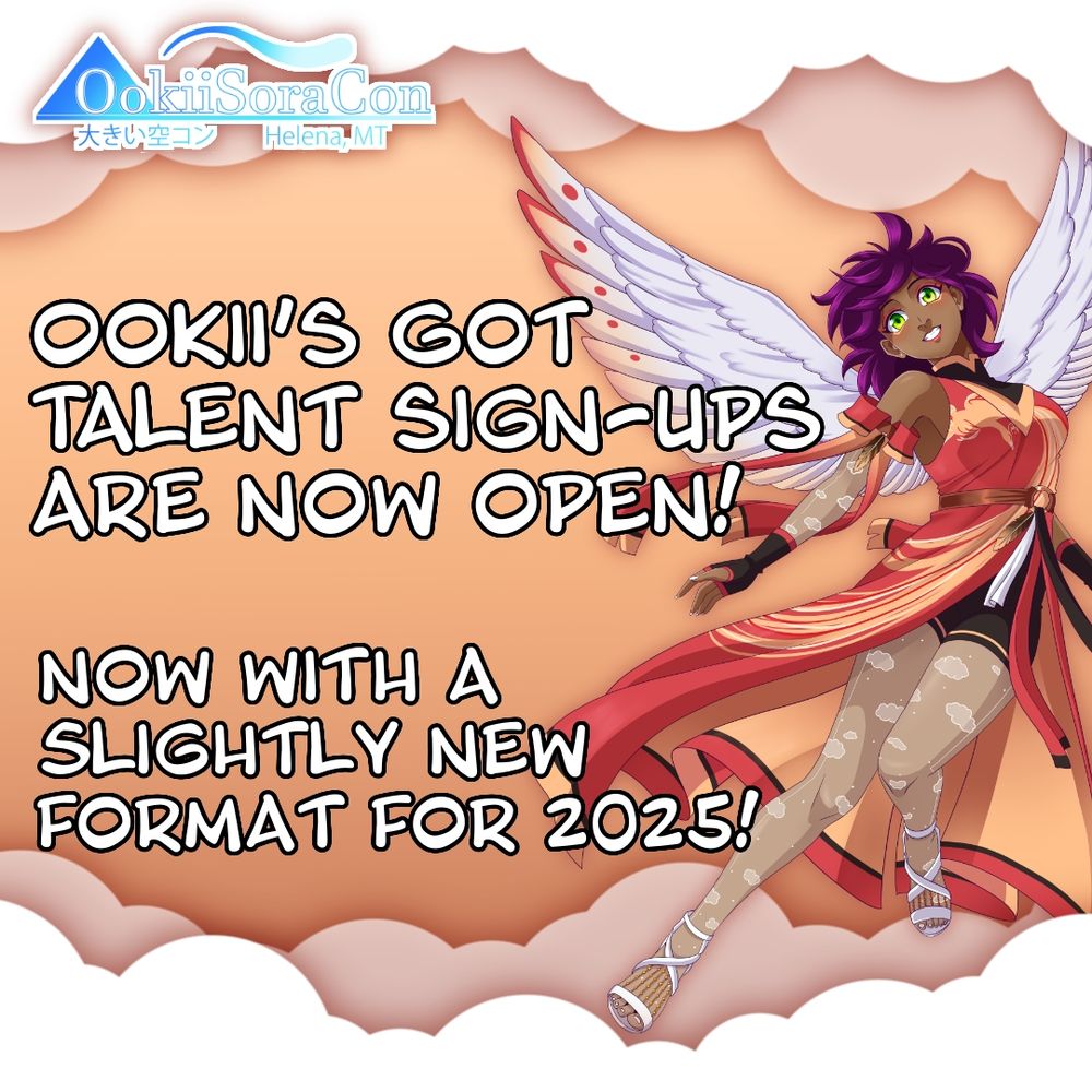 Ookii's got talent sign-ups are now open! Now with a slightly new format for 2025!