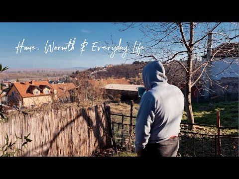 #2 Village Vlog | Cozy Winter Days, Wood Chopping, Freshly Baked Bread & Slow & Simple Living