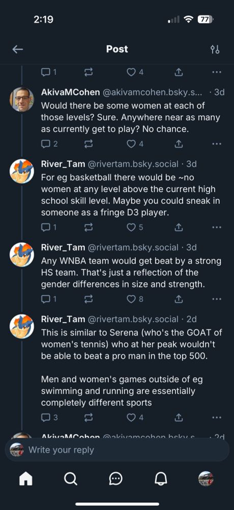 dumbass opinions in succession of a skeet thread 