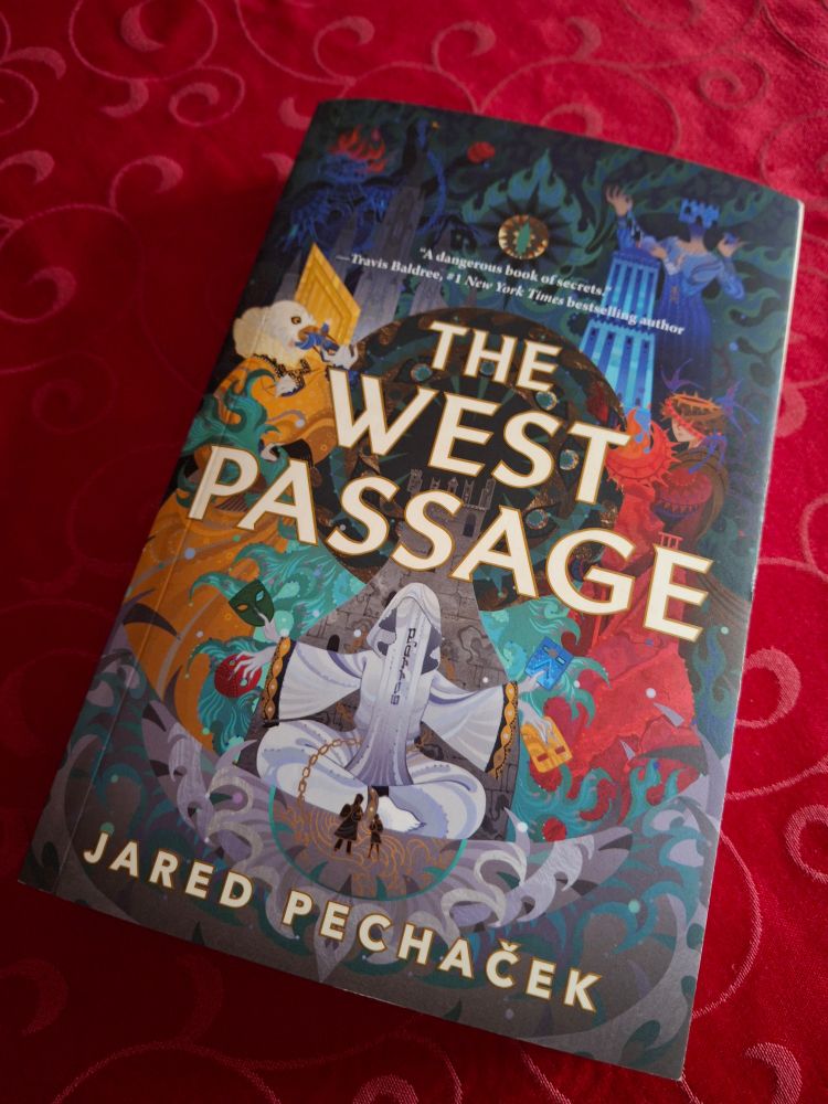 Paperback edition of "The West Passage', by Jared Pechaček. 
