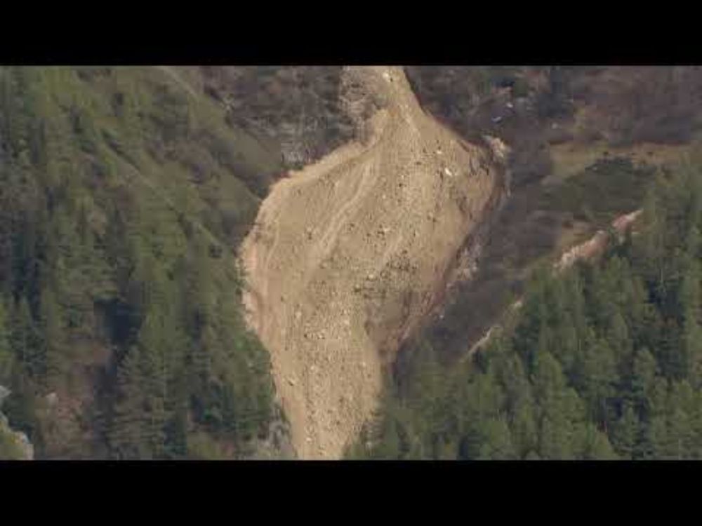 Grosser Gletscherabbruch am Dienstagnachmittag