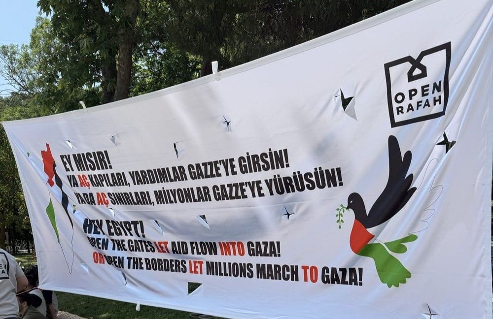 Turkish activists among hundreds blocked in Egypt and Libya during Gaza solidarity march - Turkish Minute