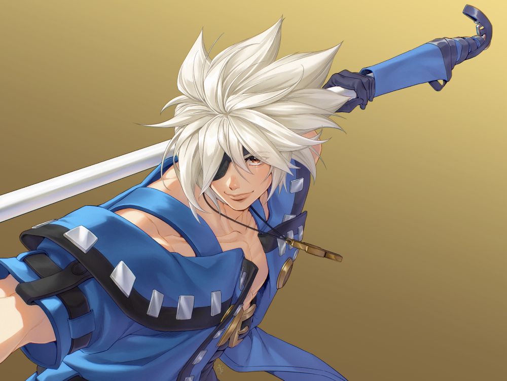 sin kiske from guilty gear Xrd, drawn for player treble as the prize for winning only mids, my intermediate level tournament.