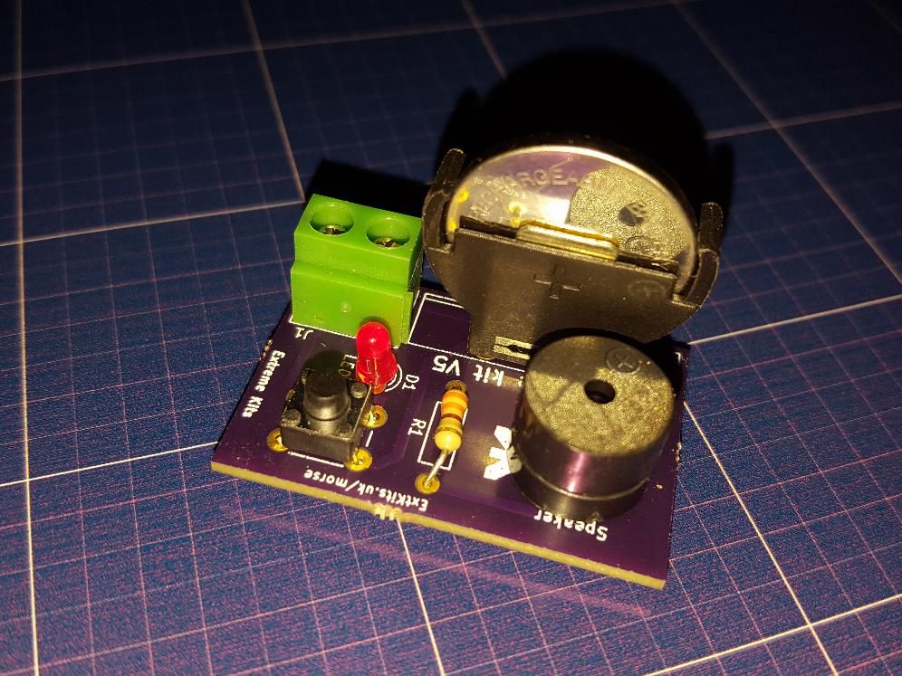 Morse oscillator practice kit x2 with 5M cable