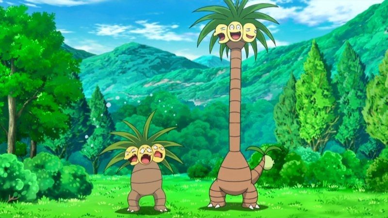 A pic of Exeggutor and the Alolan Exeggutor (my fav)
