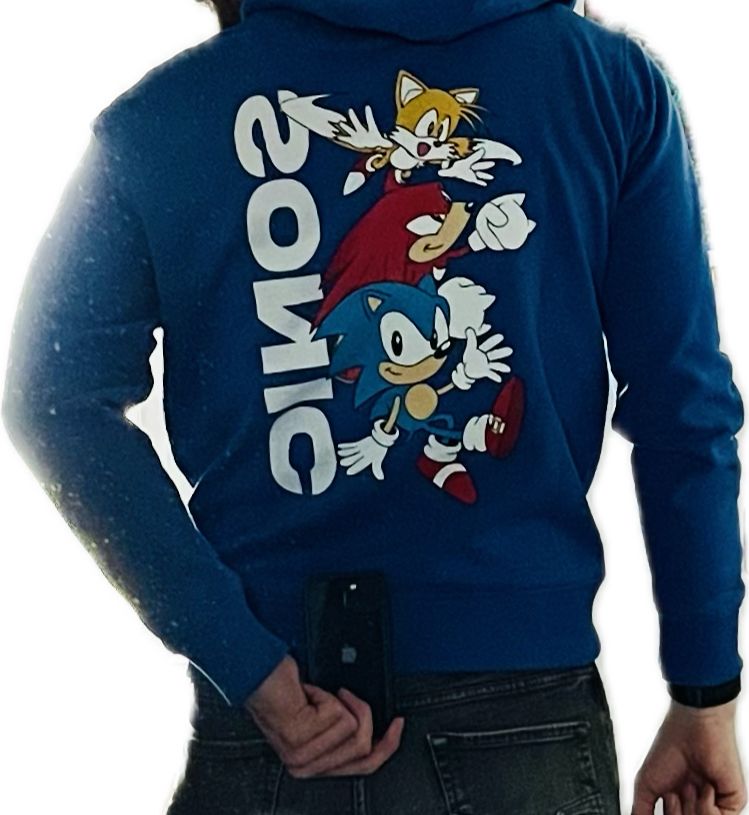 Un sweat shirt Sonic