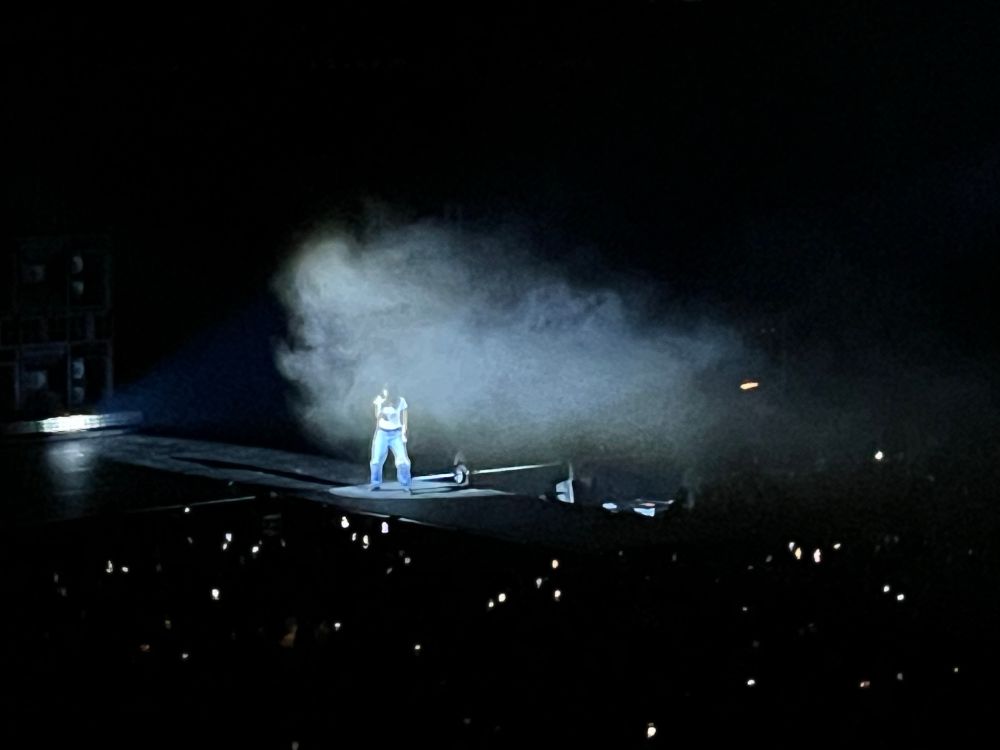 Lorde chante Hammer sur la scène du Zénith