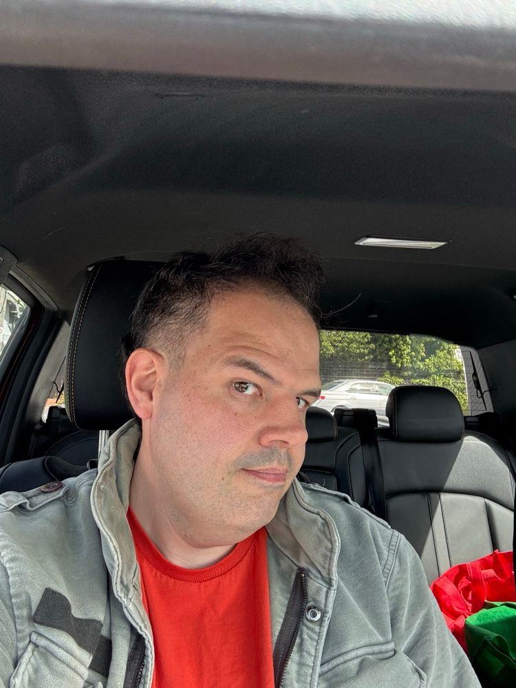 Different shot of guy in dual cab. 