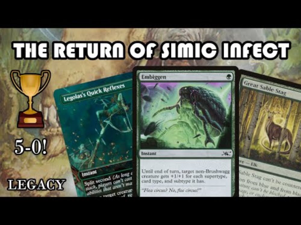 SIMIC INFECT IS BACK! Crushed the meta in this 5-0 league! | MTG | Legacy