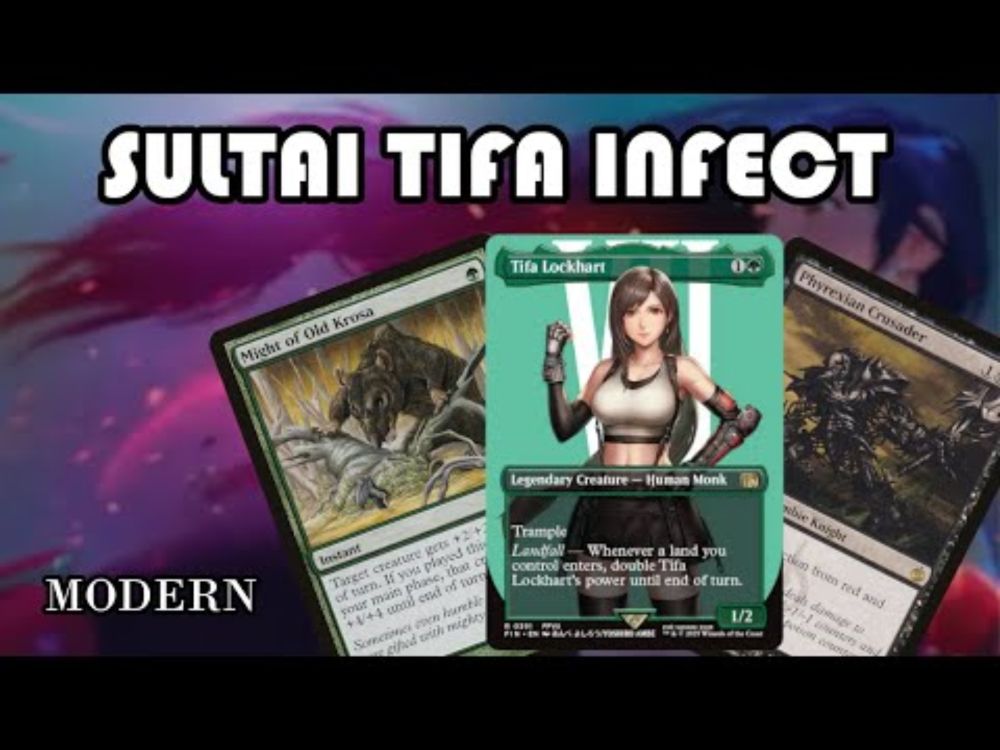 INFECT QUEEN TIFA is BUSTED in Modern! | MTG | Final Fantasy