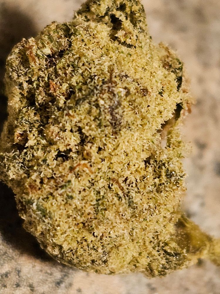 A cannabis moonrock