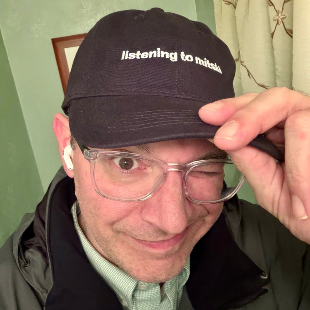 Listening to Mitski cap