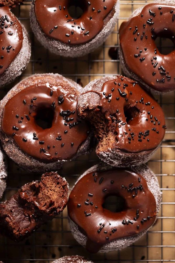 chocolate donuts